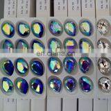 Crystal Glass Jewelry Stones AB Drop Shape For Jewelry Making thumbnail-3