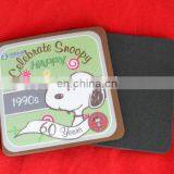 pvc rubber drink coaster