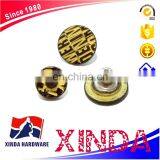 Fashion Metal Jean Rivet With Embossed Logo thumbnail-1