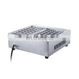 popular for fast food restaurant stainless steel 2plates gas takoyaki maker