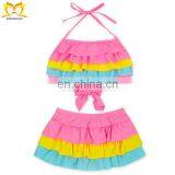 New Design Baby Girls Summer Stylish Bathing Suits Boutique Children Swimwear Baby Bikini Bulk Kids Micro Swimwear.