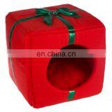 Hot Sale Foldable Red Christmas Dog Bed thumbnail-1