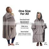 Hooded Blanket Adult or Youth Size Sweatshirt Fleece or Sherpa Sloth Blanket thumbnail-7