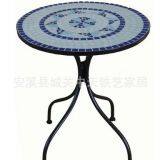 Outdoor Mosaic With Metal Table thumbnail-2
