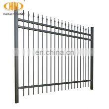 Best Quality Solid Black Cheap Metal Iron Fence Panels Residential thumbnail-1