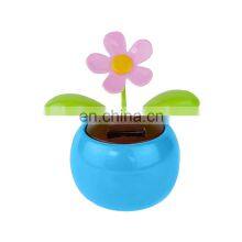 New Car Exterior Decoration Styling Accessories Solar Powered Dancing Flower Swinging Animated Dancer Toy Car Decoration Parts thumbnail-1