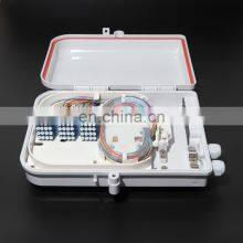 Wall Mount 4 8 12 16 24 Core Fiber Optic Termination Box 16 Ports Splitter Box for FTTH