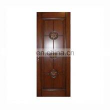 100% Real Solid Soundproof Wood Door Simple Teak Wooden Doors for Sale thumbnail-3