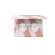 Hot Sale in Stock 2 Hole Empty Pan Makeup Paper Packaging 36mm Round Eyeshadow Palette thumbnail-2