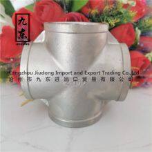 150lb Bsp NPT Threaded Hydraulic Stainless Steel Cross thumbnail-1