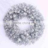 New 30cm 40cm 50cm 60cm silver christmas wreath for party                        
                                                Quality Choice
