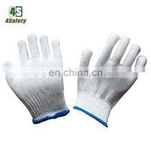 4SAFETY 10 Gauge Bleached White Polyester Gloves Wholesale Prices thumbnail-1