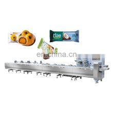 Pillow Type Biscuits Wafer Bread Cakes Chocolate Automatic Package Machine Line, Automatic Package Chocolate Horizontal Pillow