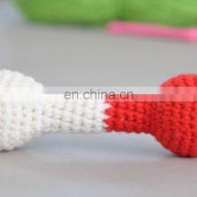 Handmade Colorful Baby Rattle CrochetSoft Rattle, Montessori Sensory Play Vietnam Supplier Cheap Wholesale thumbnail-5
