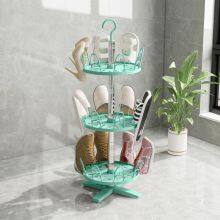 Rotary Floor Type Multi - Purpose Shoe Rack Outdoor Balcony Household Hanging Air - Drying Shoe Rack thumbnail-4