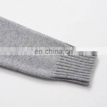 Custom 100% Cashmere Turtleneck Sweater Solid Pattern Long Sleeve Winter Knit Casual Style With Front Logo thumbnail-6