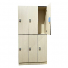 Waterproof Compact Laminate Board L Shape Locker School Locker With Bench For Sale thumbnail-3