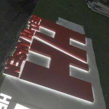 Acrylic Luminous Words Mini Words Resin Outdoor Advertising Back Luminous Stainless Steel Advertising thumbnail-4