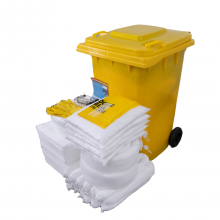 240 Litre Wheeled Bin Oil Spill Kit For Industrial And River Oil Leakage thumbnail-1