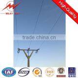 ISO 12m 12KN Outdoor Steel Utility Poles for Africa thumbnail-1