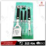 Wooden Handle Stainless Steel Non-stick Barbecue Tools Set thumbnail-5