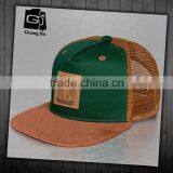 Guangjia Cap Manufacturer Wholesale Custom High Quality Leather Patch Trucker Hat thumbnail-1