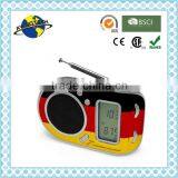 Promotional Funny Portable AM/FM/SW1-7 9 Band LCD Alarm Clock Radio thumbnail-5