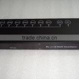 Stage Splitter Dmx512 Distributor Lighting Amplifier for Dmx512 Signal 8channel (8Ways)