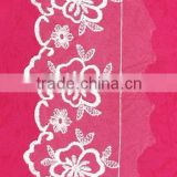 embroidery cotton/polyester lace