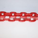 Red Coated plastic Link Chain welded link chain
