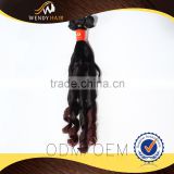 OEM manufacturers SPRIAL CURL 100% virgin remy peruvian hair weaving
