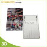 Printing Plastic 3D Lenticular Postcard Exhibition Souvenir Gifts