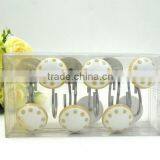 Round Red Polyresin Bathroom Shower Curtain Hooks thumbnail-3