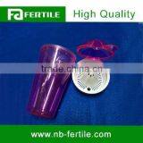 100% Food Grade Plastic Double Wall Water Bottle With Lemon Juicer 100364 thumbnail-2