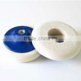 High quality compressed wool felt buffing disc for cars