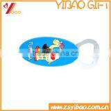 Cartoon Design Rubber Beer Opener, Custom PVC/Metal Bottle Beer Opener thumbnail-1