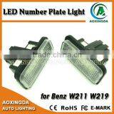 W211 W203 Error Free LED License Plate Light for BENZ