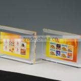 Transparent Cheap Paper Weight Logo Block With Embedment