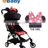 The New Design of Mickey Mouse Baby Stroller,Cute Baby Umbrella Vehicle Quality Choice