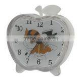 Transparent Cartoon Table Sweep Apple Shape Alarm Clock thumbnail-1