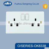 Twins 13A Switch and Socket OK8338