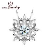 pave diamond pendant set designs with single cut diamonds