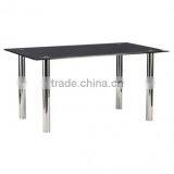 Frosted Glass Top Dining Table thumbnail-2