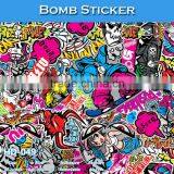 HD-049 Car Body Side Design Bomb Sticker Automobiles & Motorcycles thumbnail-1
