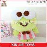 Frog Type Plush Keychain Eco-friend Plush Material Animal Keychain Customize Soft Keychain Toys