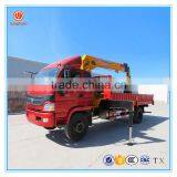 crane manufacturers 7 Ton boom crane trucks for sale/hydraulic cranes for trucks/straddle crane