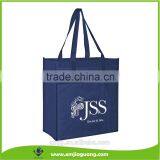 Wholesale Nonwoven Market Tote Bag With Reinforced Horizontal Band thumbnail-2