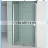 hot sales bath frame sliding glass shower doors ,sliding factory holder shower screen, frame shower bath