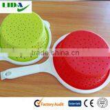 Hot Sale Silicone With PP Handle Foldable Silicone Basket KIT506 thumbnail-3