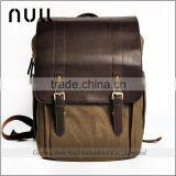 Hot Selling Durable Hiking Travelling Canvas and Leather Dslr Backpack Oem Camera Bag Quality Choice thumbnail-3